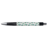 Mint Green Cactus & Succulent Plant Pattern Pen (Voorkant)