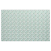 Mint Green Cactus & Succulent Plant Pattern Stof (Yard (91,4 cm))