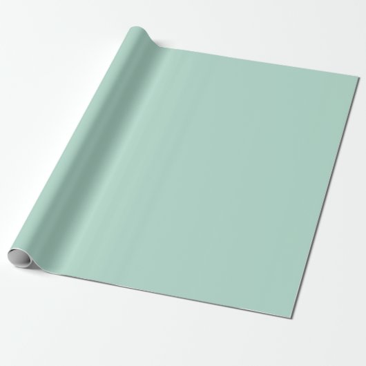 Mint Green Cadeaupapier (Uitgerold)