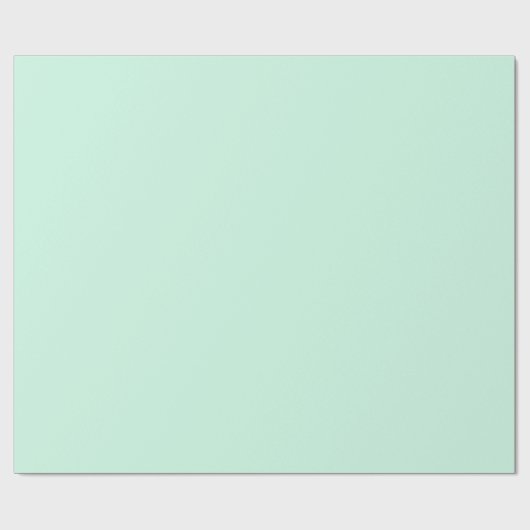 Mint Green Cadeaupapier (Vlak)