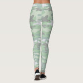 Mint Green Camo Leggings (Achterkant)