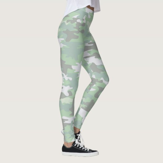 Mint Green Camo Leggings (Rechts)