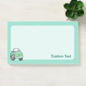 Mint Green Cartoon Car Post-it® Notes (Kantoor)