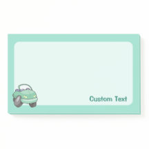 Mint Green Cartoon Car