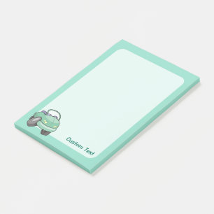 Mint Green Cartoon Car Post-it® Notes