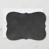 Mint Green Chalkboard Baby shower Invitation Kaart (Achterkant)