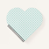 Mint Green Checks Notitieboek (Voorkant)