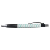 Mint Green Chevron Ombré Pen (Bovenkant)