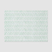 Mint Green Chevron Tissue Paper Tissuepapier (Voorkant)