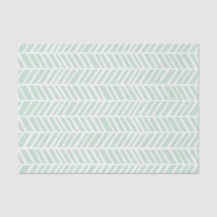 Mint Green Chevron Tissue Paper Tissuepapier