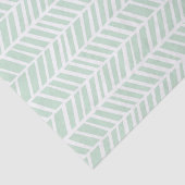 Mint Green Chevron Tissue Paper Tissuepapier (Detail)