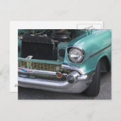 Mint Green Chevy Briefkaart (Voorkant / Achterkant)