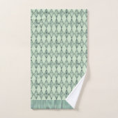 Mint Green Chic Harlequin Bad Handdoek (Handdoek)