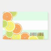 Mint Green Citrus Fruit Slices Post-it® Notes (Voorkant)