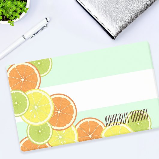 Mint Green Citrus Fruit Slices Post-it® Notes