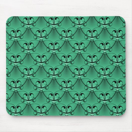 Mint Green Classic Glam Mousepad Muismat (Voorkant)