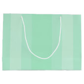 Mint Green Color Modern Elegant Trendy Sjabloon Groot Cadeauzakje (Achterkant)