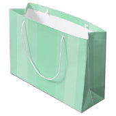Mint Green Color Modern Elegant Trendy Sjabloon Groot Cadeauzakje (Achterkant Gekanteld)