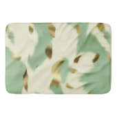 Mint Green Cream Gold Koeienhuid Badmat (Voorkant)