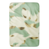 Mint Green Cream Gold Koeienhuid Badmat (Voorkant Verticaal)
