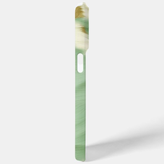 Mint Green Cream Gold Koeienhuid Case-Mate iPhone Case (Achterkant / Rechts)