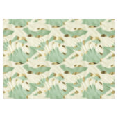 Mint Green Cream Gold Koeienhuid Tafelkleed (Voorkant (Horizontaal))