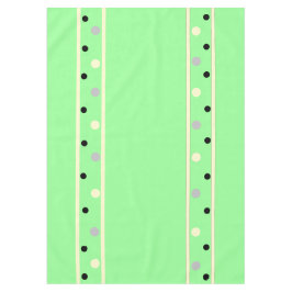 Mint Green Cream Gray Polka Dots Tafelkleed