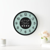 Mint Green Custom-Logo voor minimaliseringsbedrijv Grote Klok (Huis)