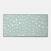 Mint Green Dalmatian Spots, Dalmatiaanse Stippen,  Bureaumat (Voorkant)