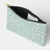 Mint Green Dalmatian Spots, Dalmatiaanse Stippen, Etui (Open)