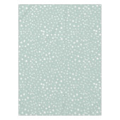 Mint Green Dalmatian Spots, Dalmatiaanse Stippen,  Tafelkleed (Voorkant)