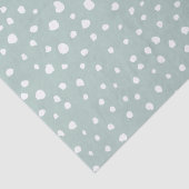 Mint Green Dalmatian Spots, Dalmatiaanse Stippen, Tissuepapier (Detail)