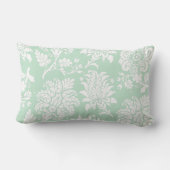 Mint Green Damask Pillow Kussen (Achterkant)