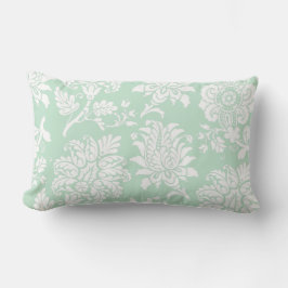 Mint Green Damask Pillow Kussen