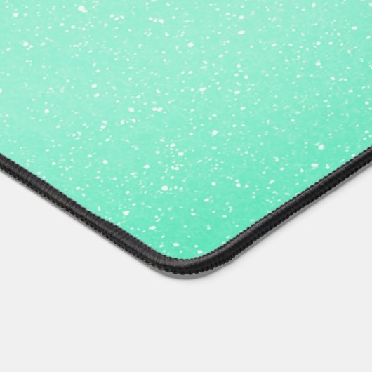Mint Green Desk Mat - Aangepaste grote Muismat (Hoek)