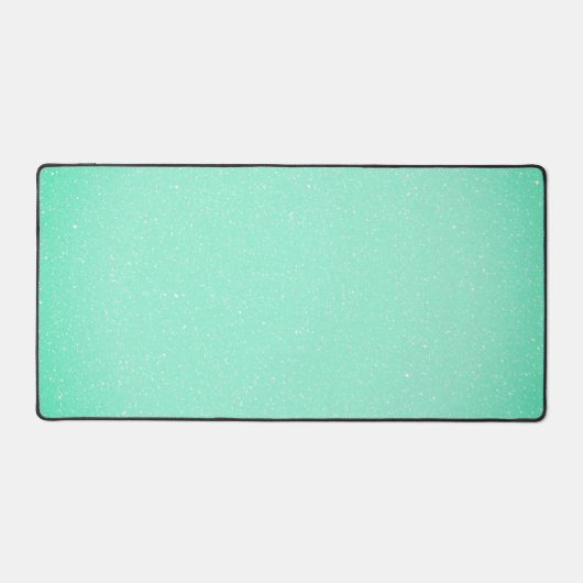 Mint Green Desk Mat - Aangepaste grote Muismat (Voorkant)
