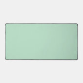 Mint Green Desk Mat voor Moderne Werkruimtes (Voorkant)