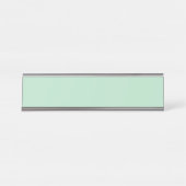 Mint Green Desk Naam Bord voor Kantoren Bureau Naambordje (Voorkant)