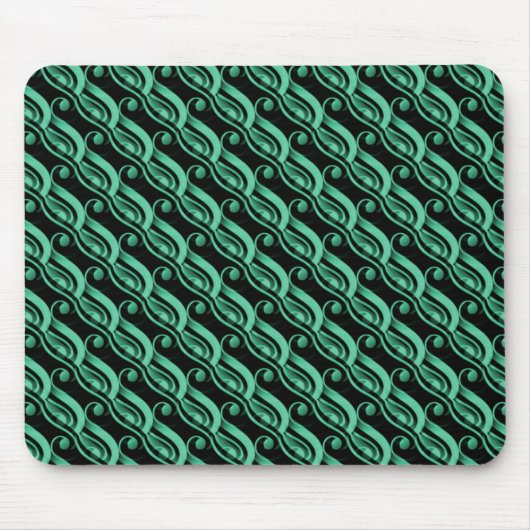 Mint Green Efortless Charm Mousepad Muismat (Voorkant)