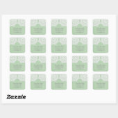 Mint Green Elegant Lace sparen de Stickers van de (Vel)