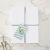 Mint Green Elephant Cadeaulabel (Met Touw)
