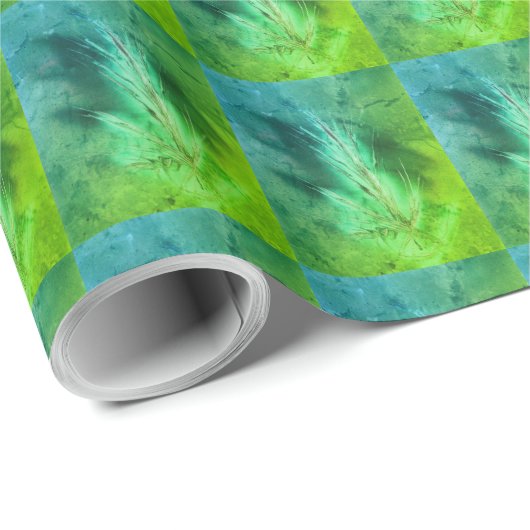 Mint Green en Arctic Blue Cadeaupapier (Rol Hoek)