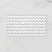 Mint Green en Chevron Wedding Enclosure Card Informatiekaartje (Achterkant)