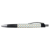 Mint Green en Gold Polka Dot Pen (Bovenkant)