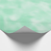 Mint Green en White Mottled Cadeaupapier (Hoek)