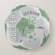 Mint Green en White Soccer | DIY-naam