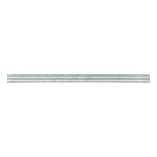 Mint Green en White Striped Satijnen Lint (Voorkant)