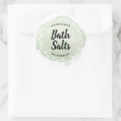 Mint Green Essential Oil Craft Sticker Label (Tas)