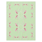 Mint Green Faux Patchwork Tablecloth Tafelkleed (Voorkant)