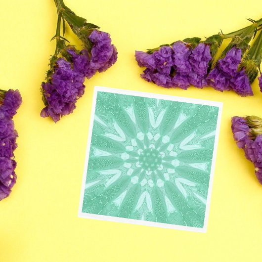 Mint Green Faux Tulle Design Servet